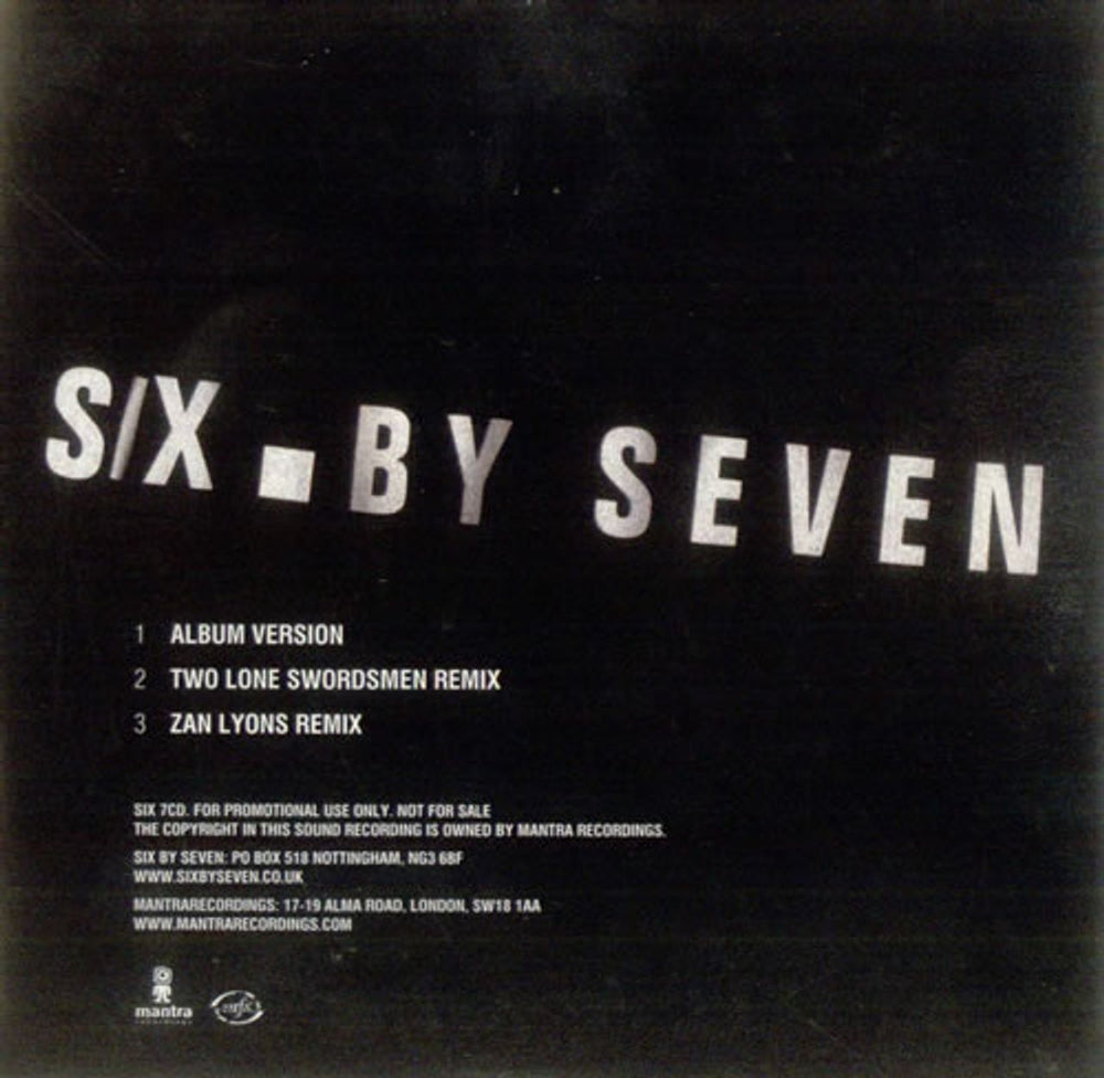 Six By Seven Eat Junk Become Junk UK Promo CD single (CD5 / 5") 6X7C5EA471418