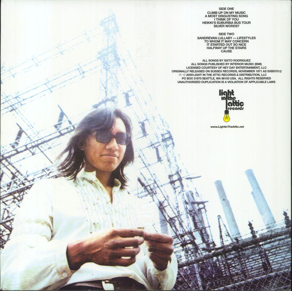 Sixto Rodriguez Coming From Reality - 180gm - Sealed US vinyl LP album (LP record) 826853003810