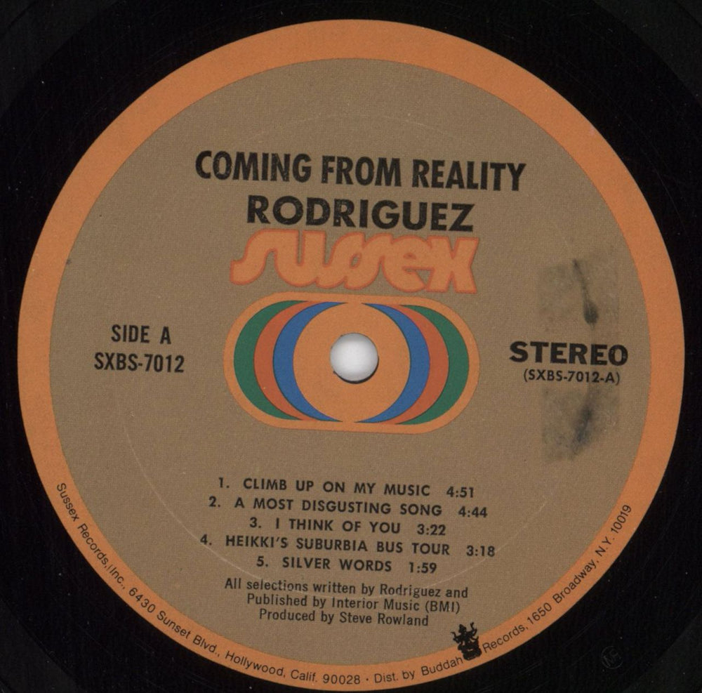 Sixto Rodriguez Coming From Reality - 1st - Die-Cut Gatefold US vinyl LP album (LP record) W20LPCO792564