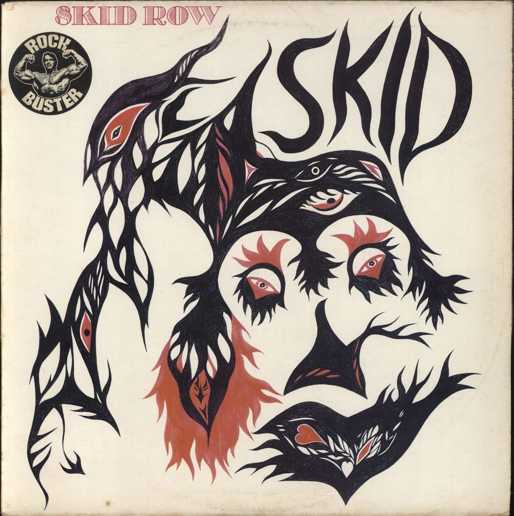 Skid Row (70s) Skid - 1st - Rockbuster UK vinyl LP album (LP record) 63965