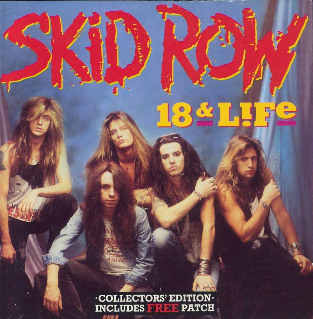 Skid Row (80s) 18 & Life UK 7" vinyl single (7 inch record / 45) A8883X