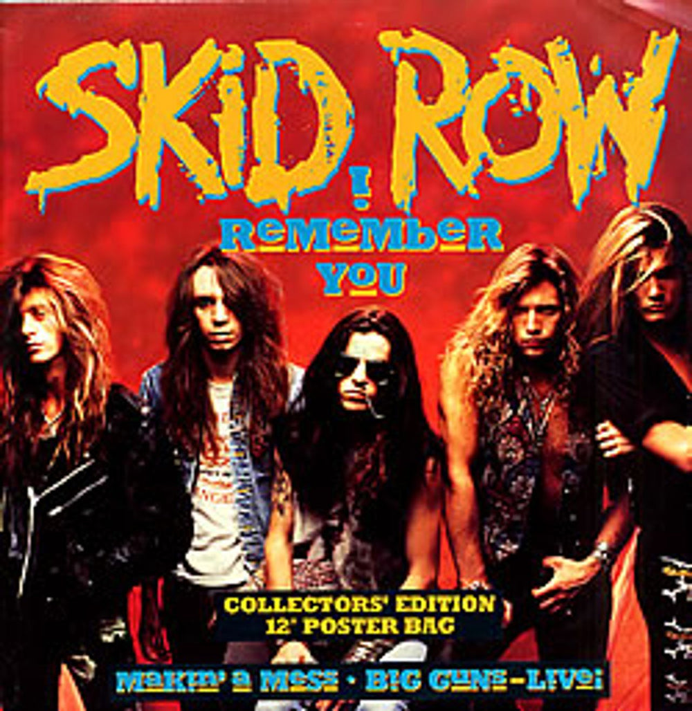 Skid Row (80s) I Remember You UK 12" vinyl single (12 inch record / Maxi-single) A8886TW