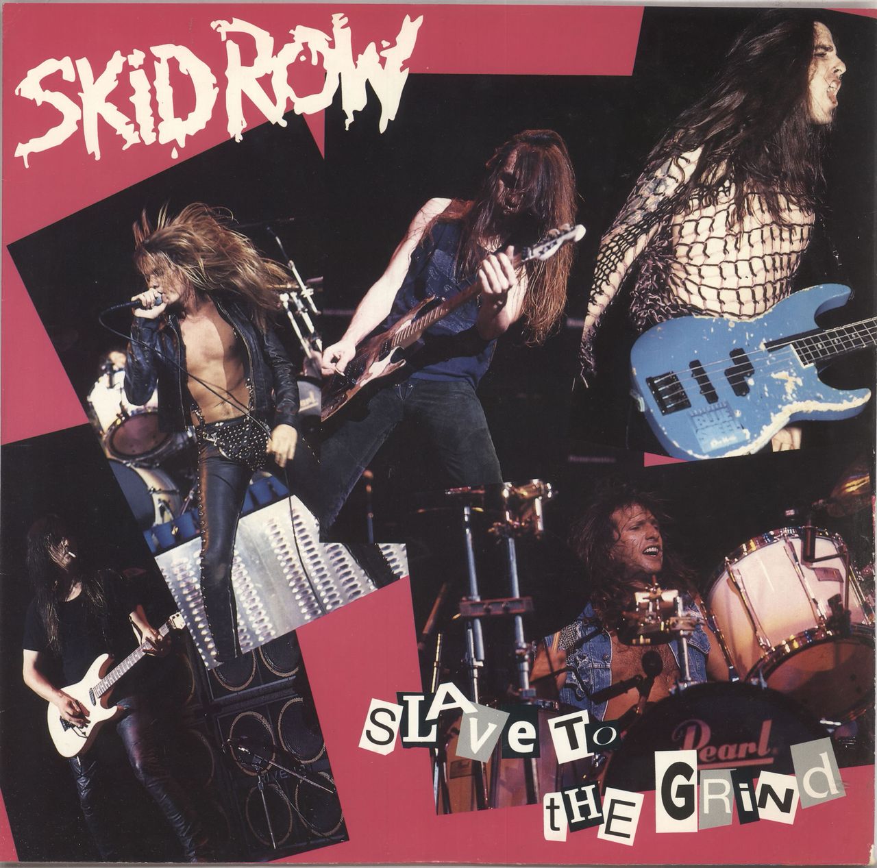 Skid Row 80s Slave To The Grind Rubber Sleeve UK 12