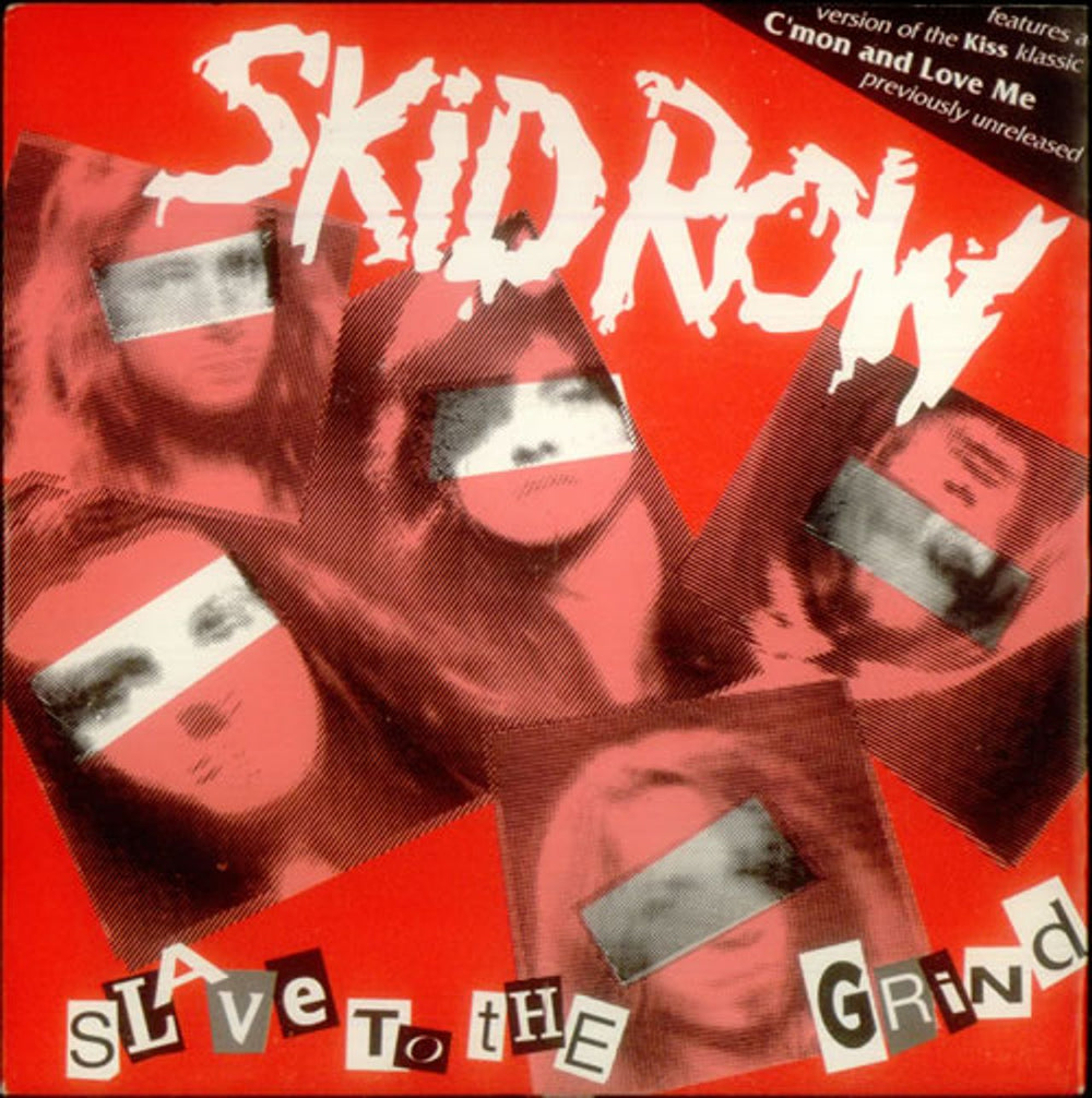 Skid Row (80s) Slave To The Grind UK 7" vinyl single (7 inch record / 45) A7603