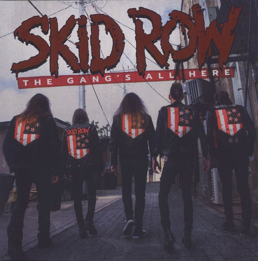 Skid Row (80s) The Gang's All Here - 1st - Splattered Vinyl German vinyl LP album (LP record) 0217922EMU