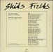 Skids Fields - stickered UK 12" vinyl single (12 inch record / Maxi-single)