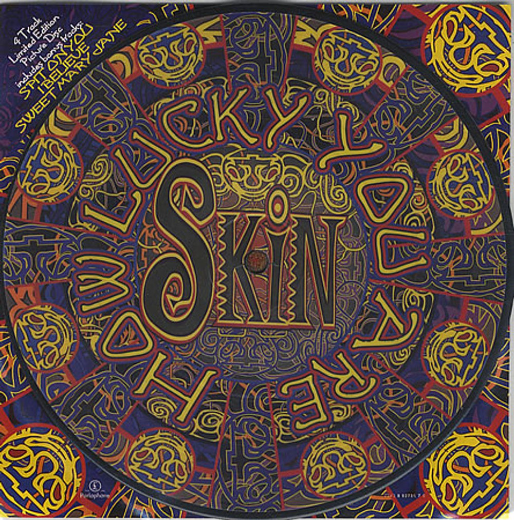 Skin [Rock] How Lucky You Are UK 7" vinyl picture disc (7 inch picture disc single) R6426