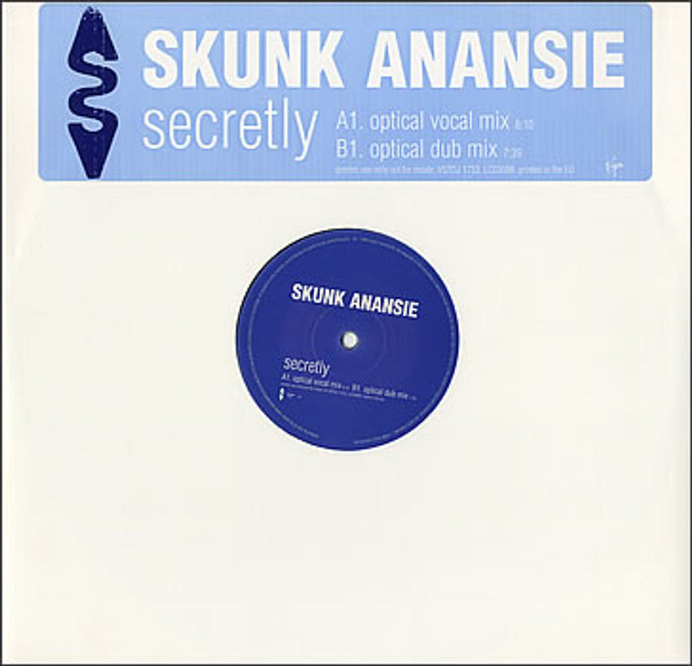 Skunk Anansie Secretly UK Promo 12" vinyl single (12 inch record / Maxi-single) VSTDJ1733