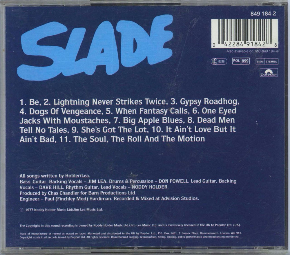 Slade Whatever Happened To Slade? German CD album (CDLP) 042284918428