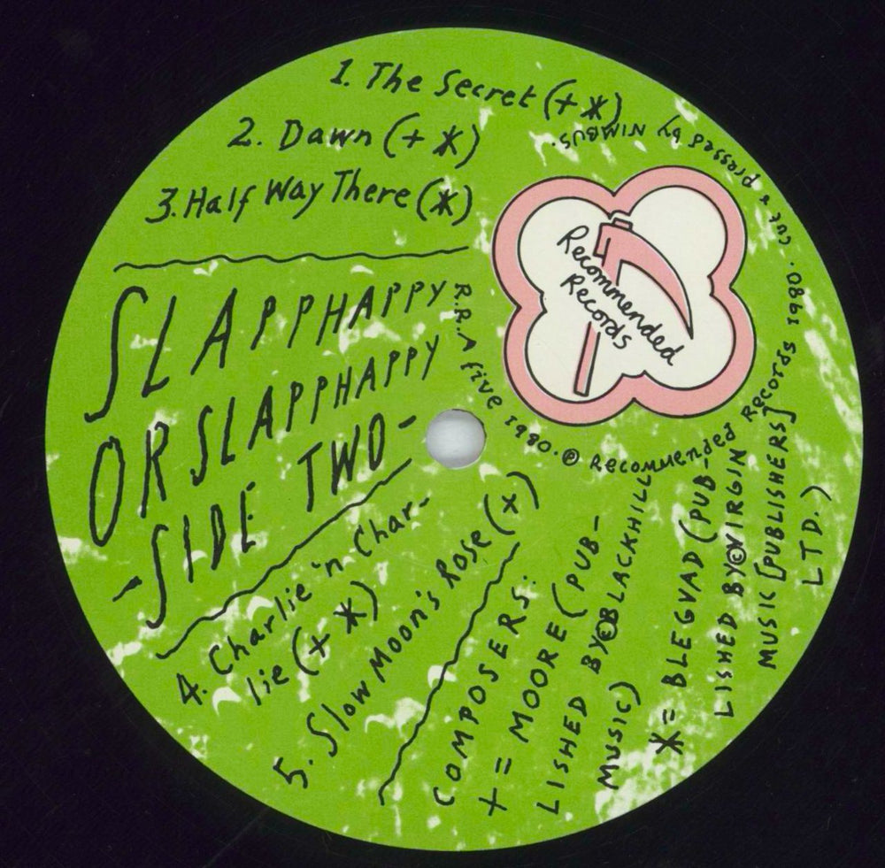 Slapp Happy Slapp Happy or Slapp Happy - Acnalbasac Noom UK vinyl LP album (LP record) SH3LPSL821469