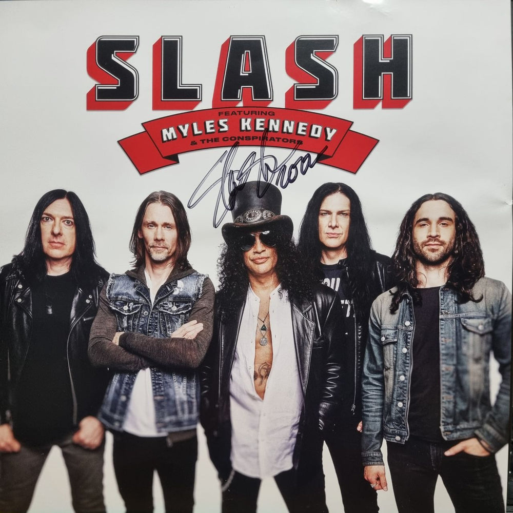 Slash 4 - Black Vinyl - Autographed Insert UK vinyl LP album (LP record) AS4LPBL798061