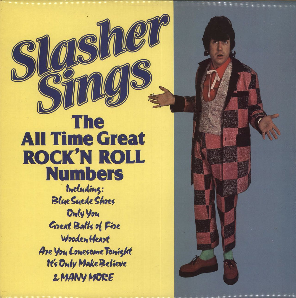 Slasher Slasher Sings - Signed UK vinyl LP album (LP record) EJSP9286