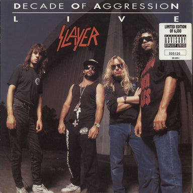 Slayer Decade Of Aggression - Live + Booklet UK 2-LP vinyl set