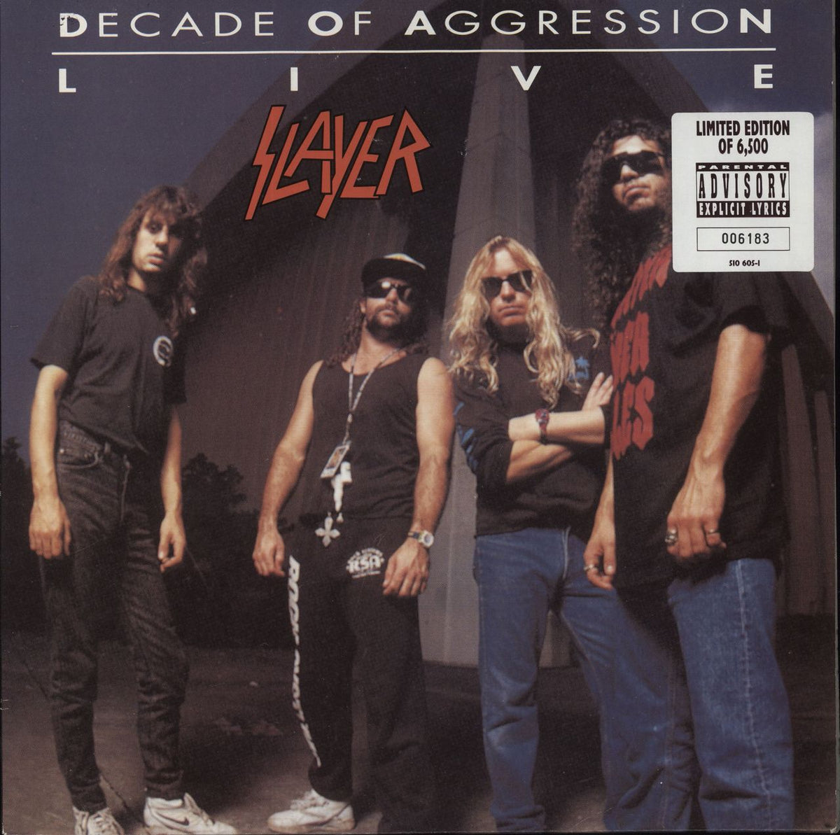 Slayer Decade Of Aggression - Live UK 2-LP vinyl set — RareVinyl.com