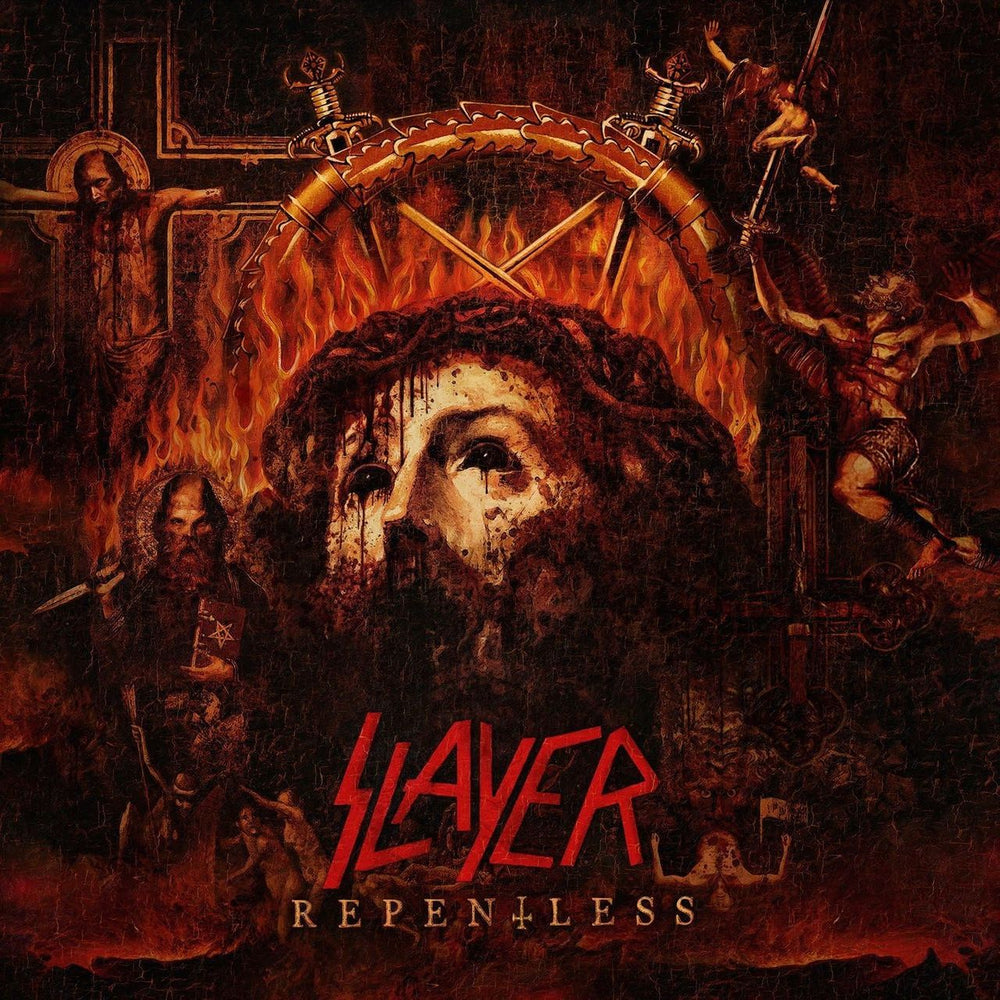 Slayer Repentless - Black Vinyl - Sealed UK vinyl LP album (LP record) NBR33591