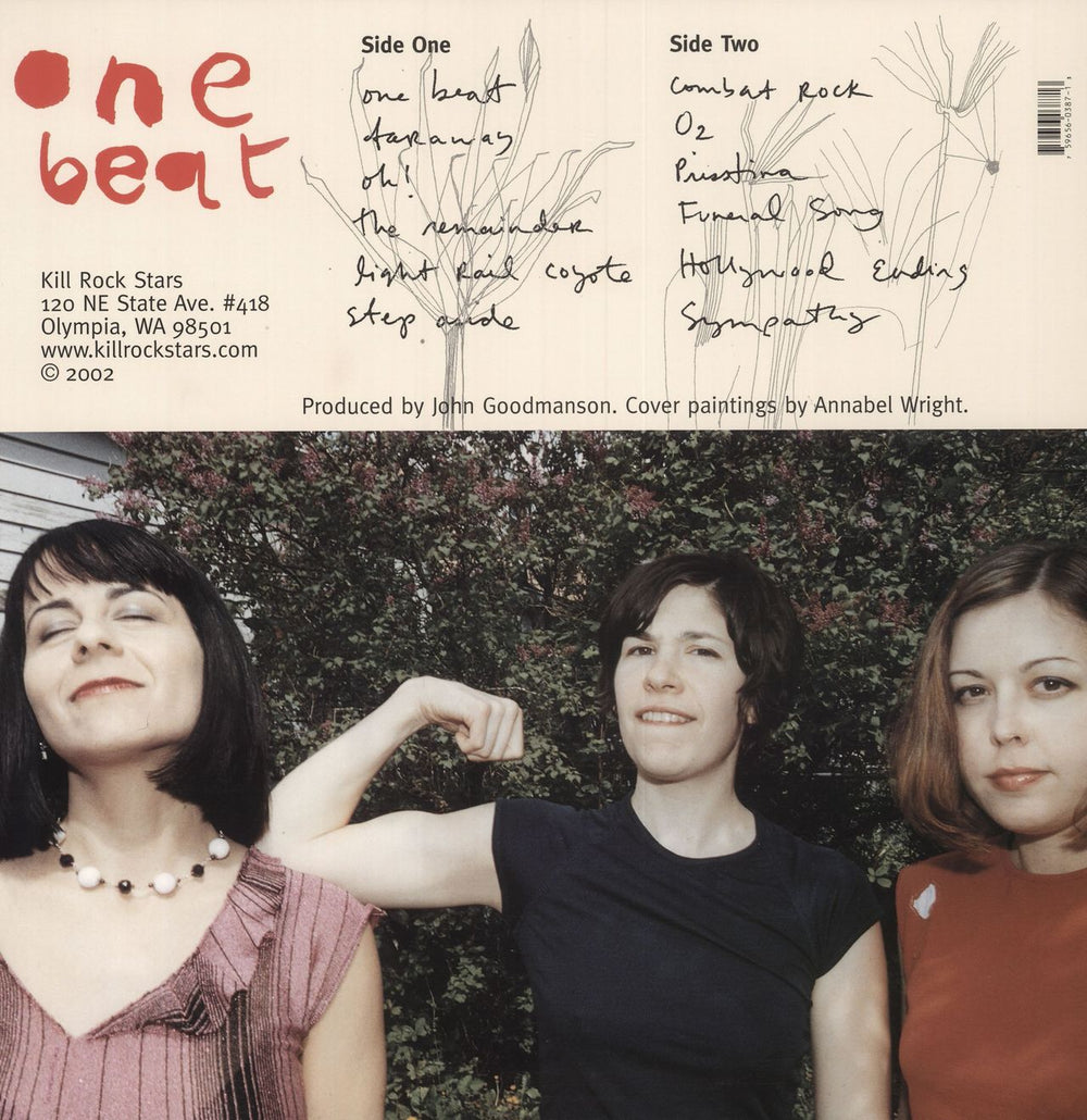 Sleater-Kinney One Beat + Bonus 7" - Complete US vinyl LP album (LP record) 759656038713