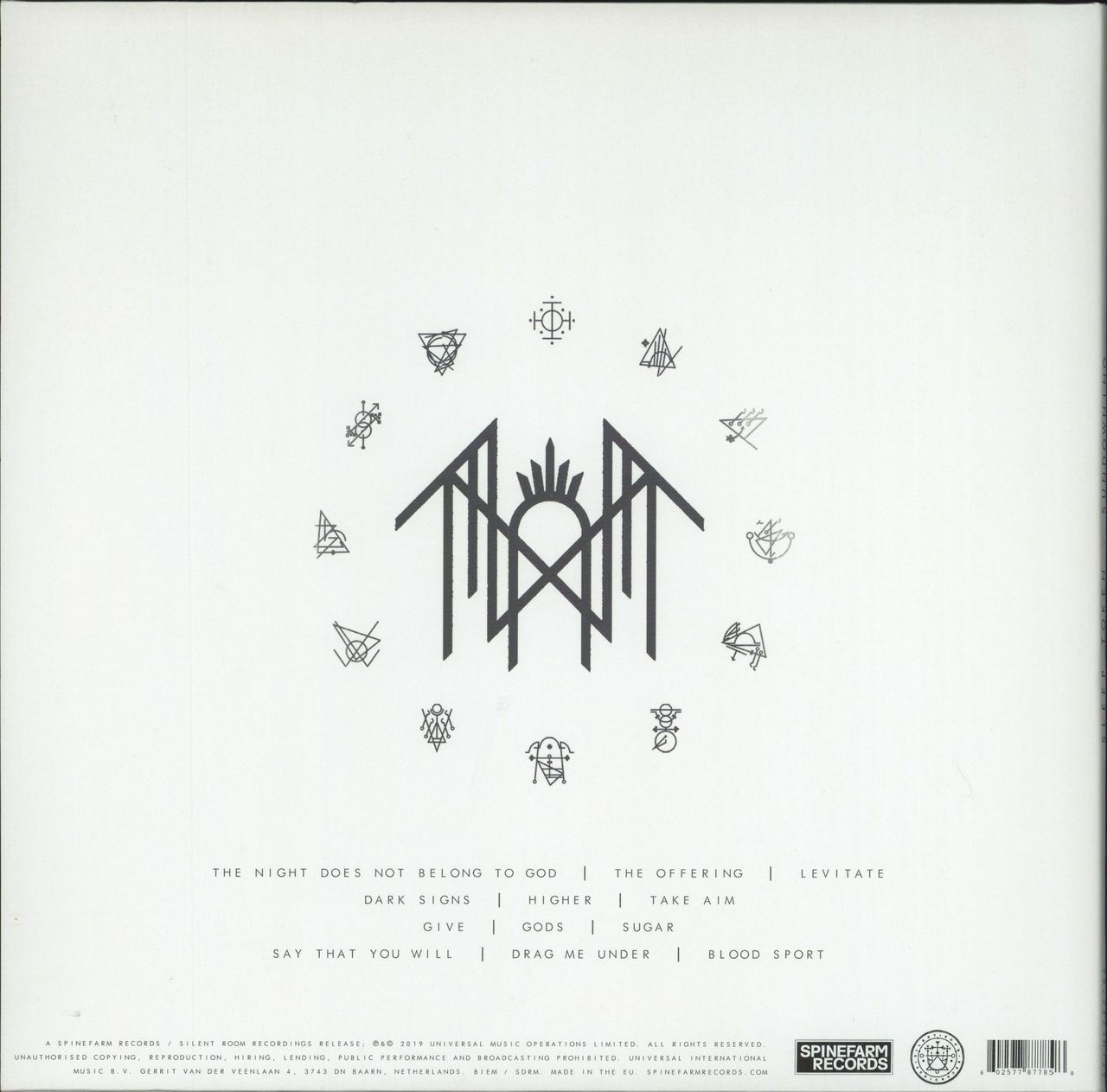 Sleep Token Sundowning - 1st - Silver Vinyl UK 2-LP vinyl set