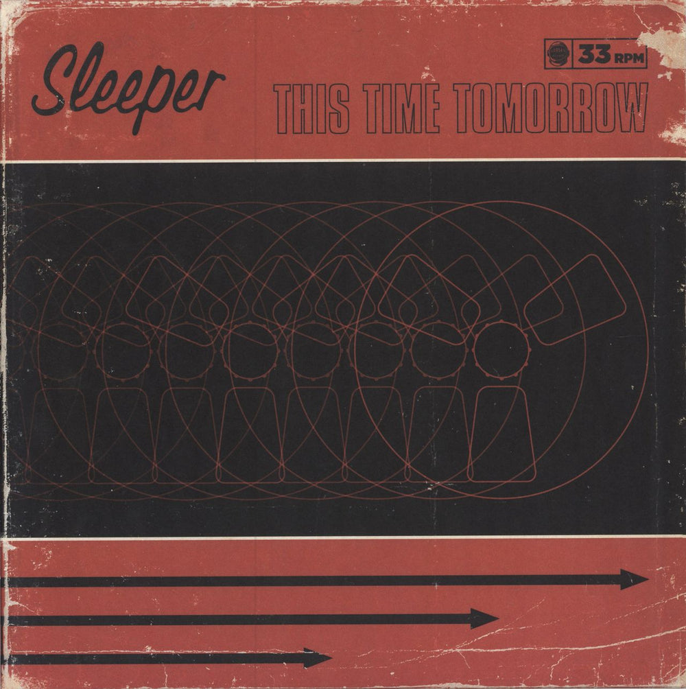 Sleeper This Time Tomorrow - Red Vinyl + Autographed UK vinyl LP album (LP record) SLEEP27LP