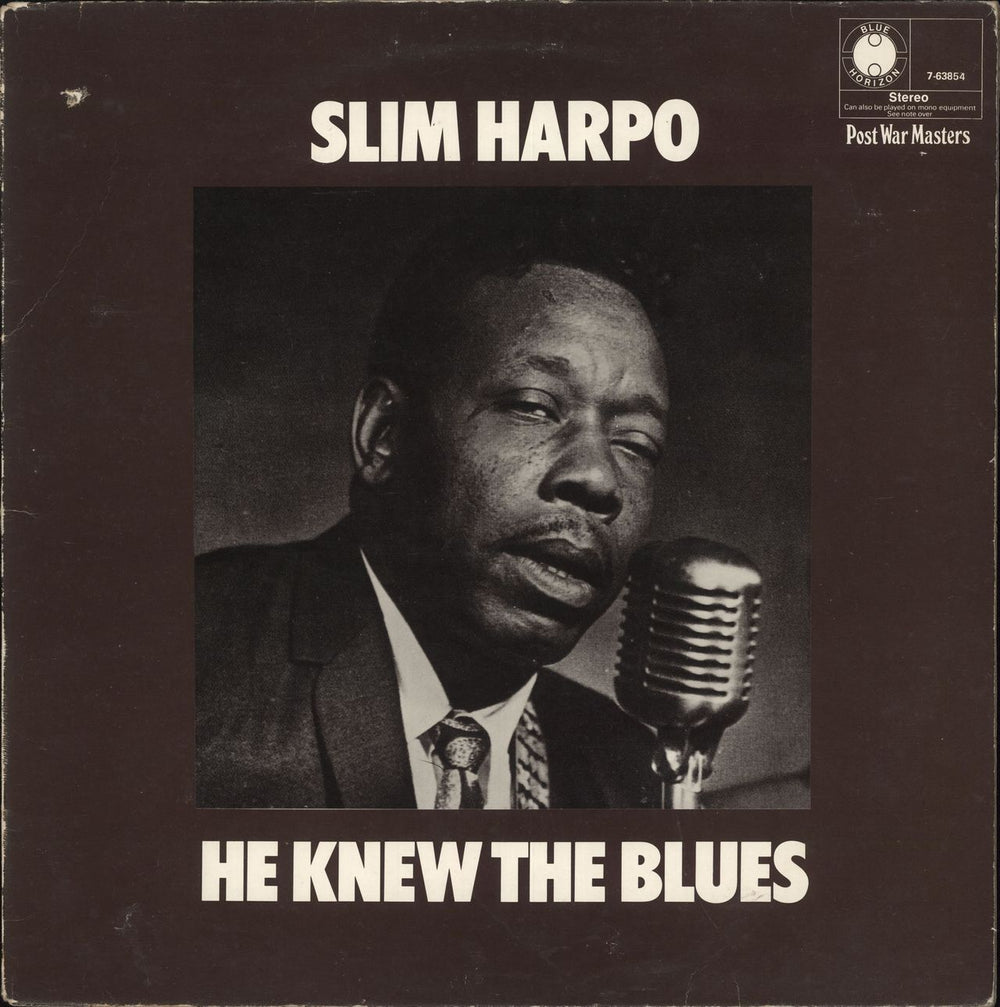 Slim Harpo He Knew The Blues UK vinyl LP album (LP record) S7-63854