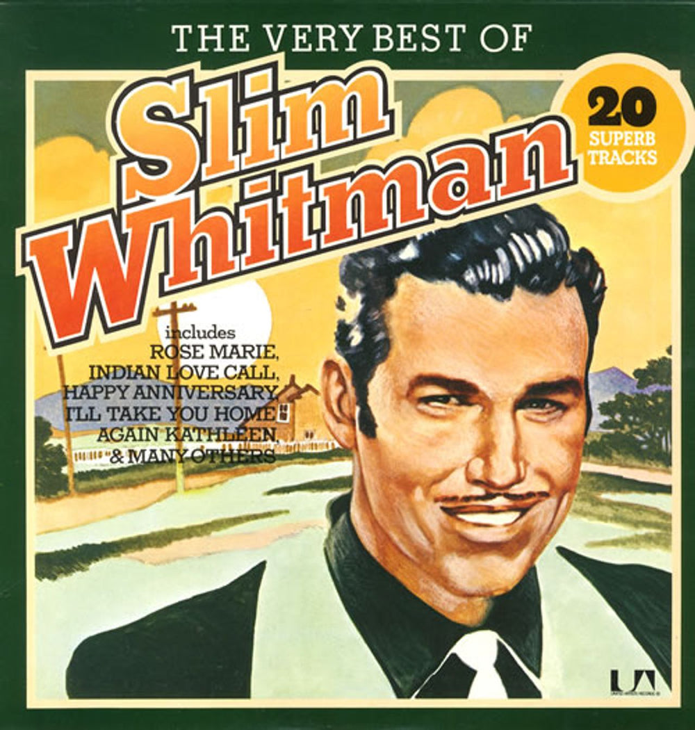 Slim Whitman The Very Best Of Slim Whitman UK vinyl LP album (LP record) UAS29898