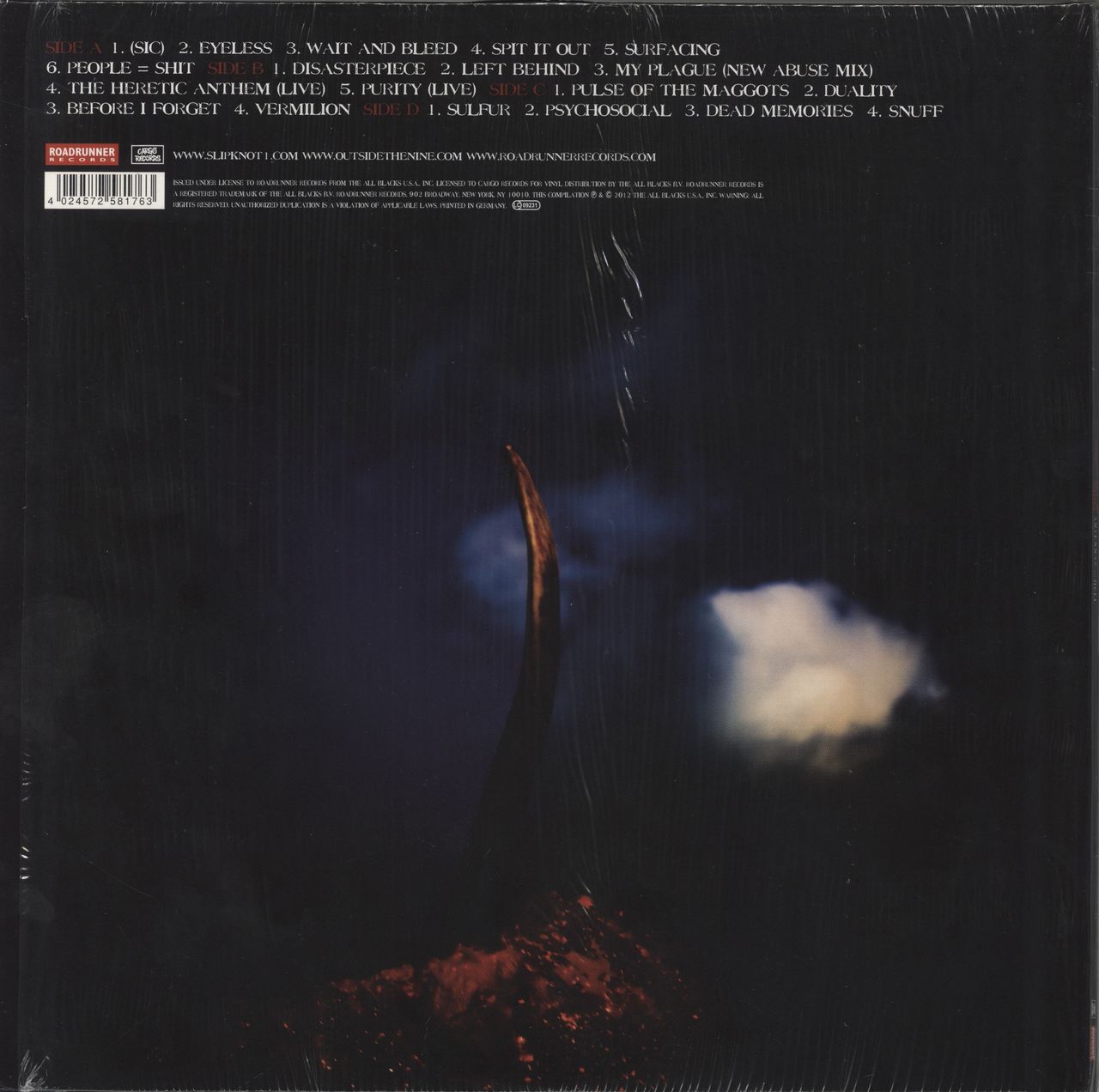 Slipknot Antennas to Hell Shrink German 2LP vinyl set —