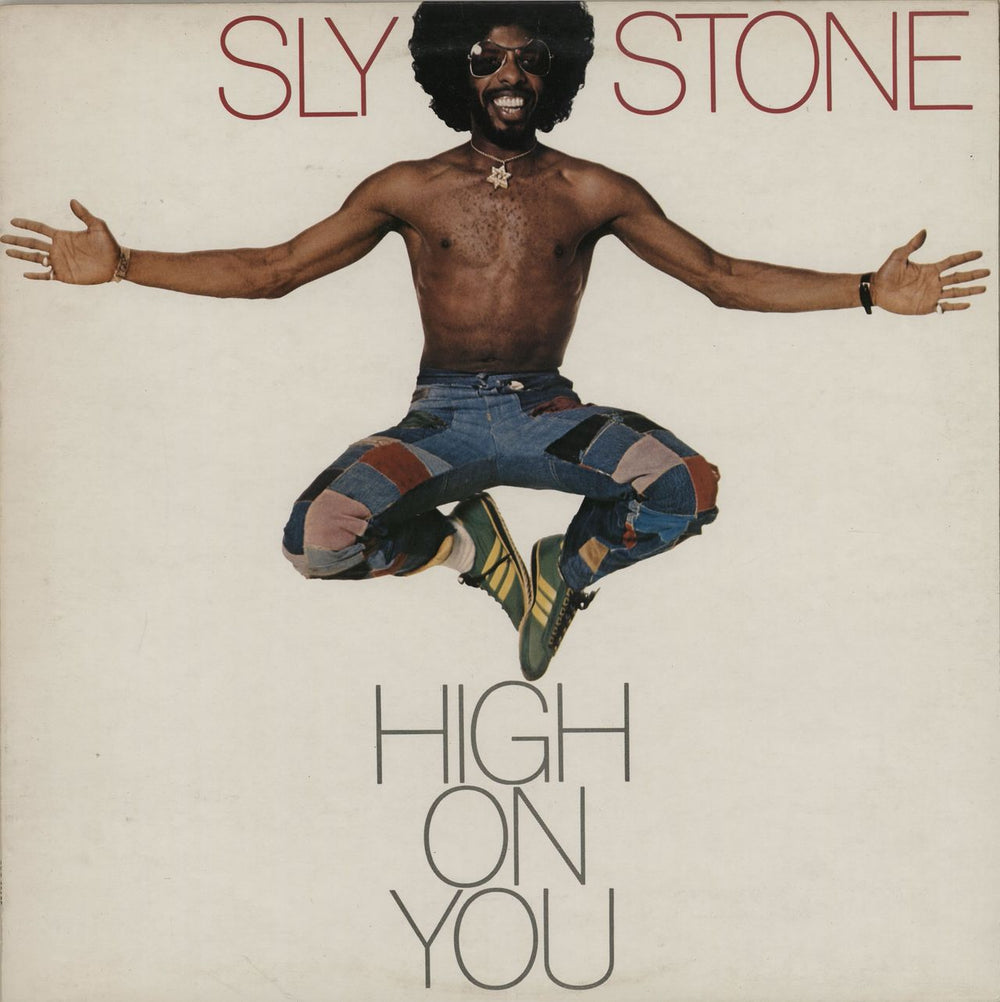 Sly & The Family Stone High On You UK vinyl LP album (LP record) SEPC69165