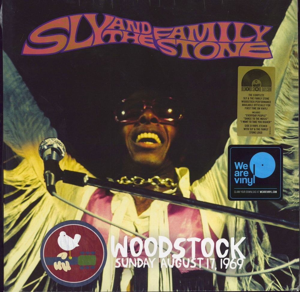 Sly & The Family Stone Woodstock Sunday August 17, 1969 - Sealed UK 3-LP vinyl record set (Triple LP Album) 19075921541