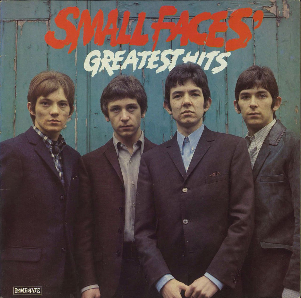 Small Faces Greatest Hits Irish vinyl LP album (LP record) IML2008