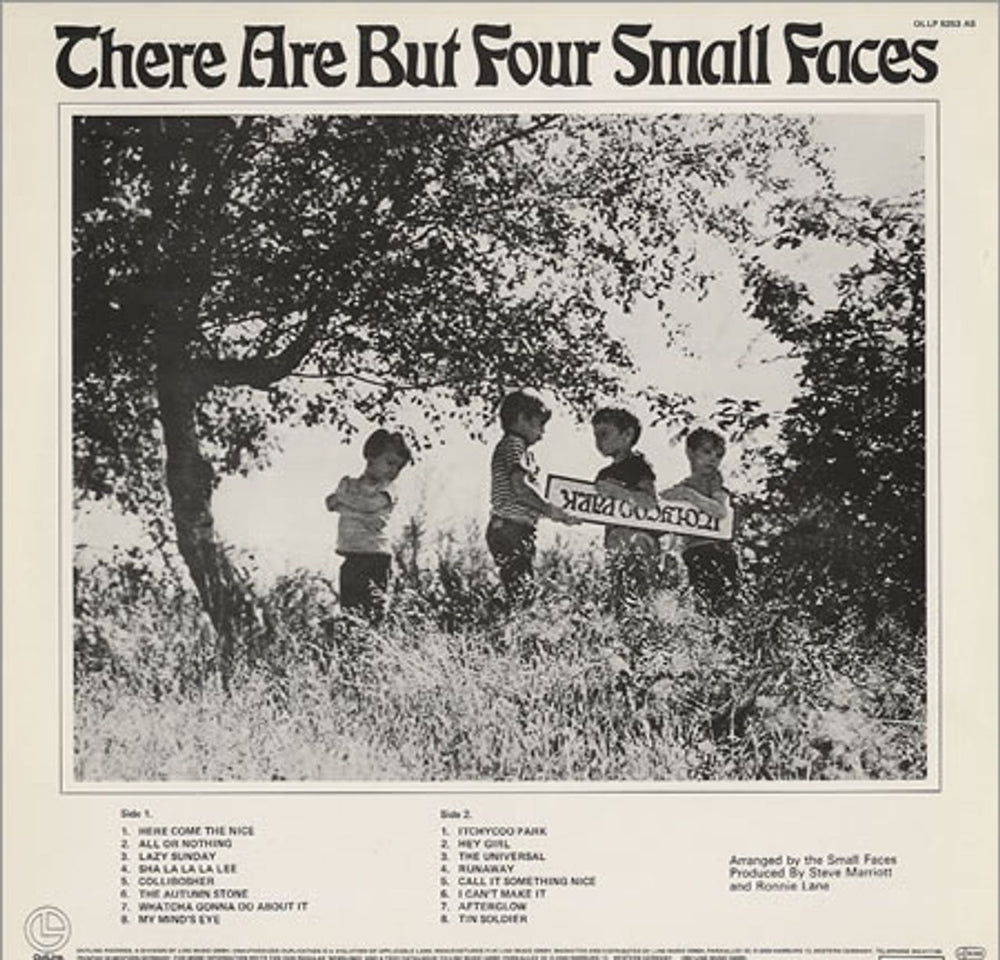 Small Faces There Are But Four Small Faces German vinyl LP album (LP record) SMFLPTH352228