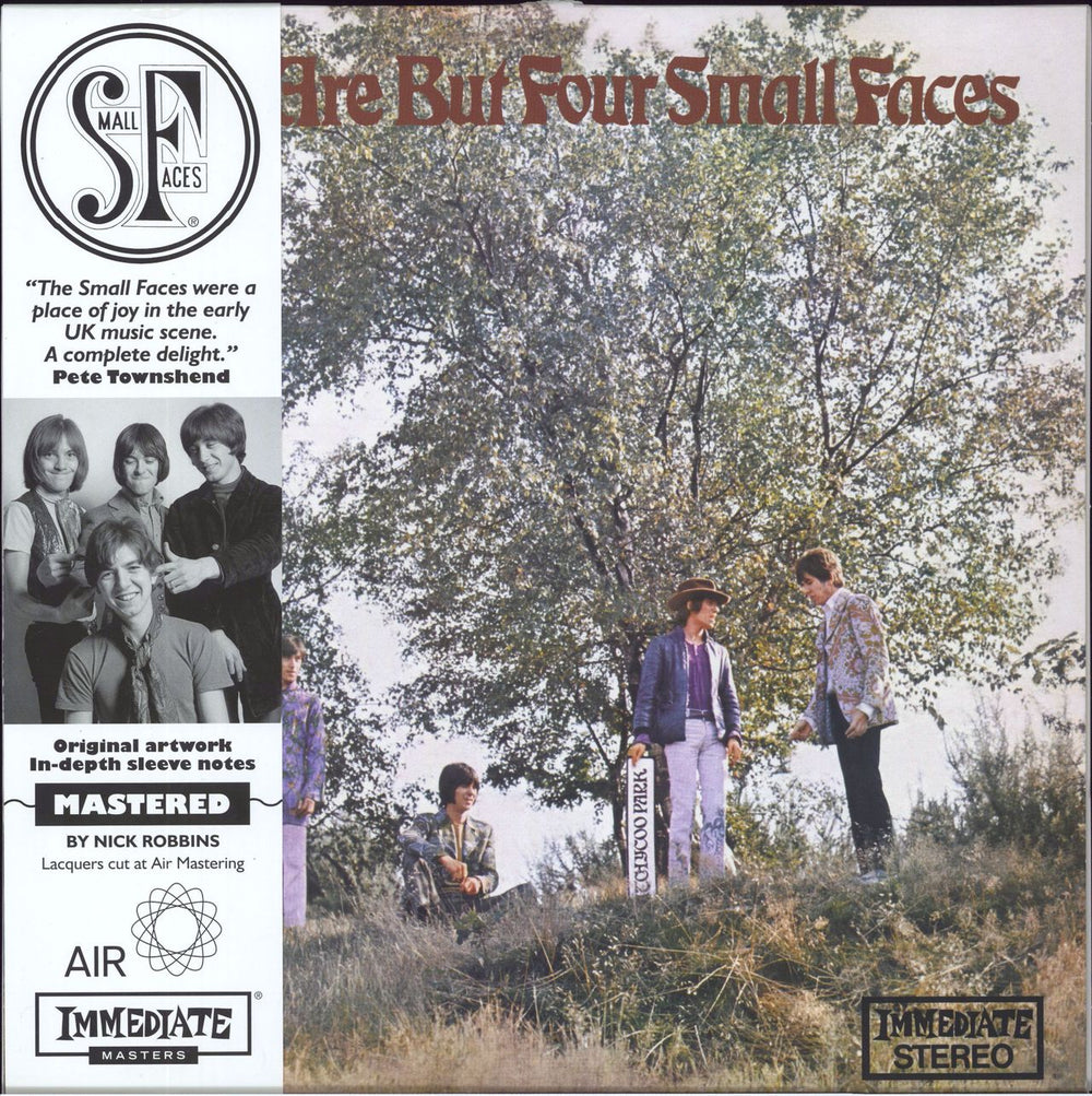 Small Faces There Are But Four Small Faces + Obi UK vinyl LP album (LP record) IMLP52002