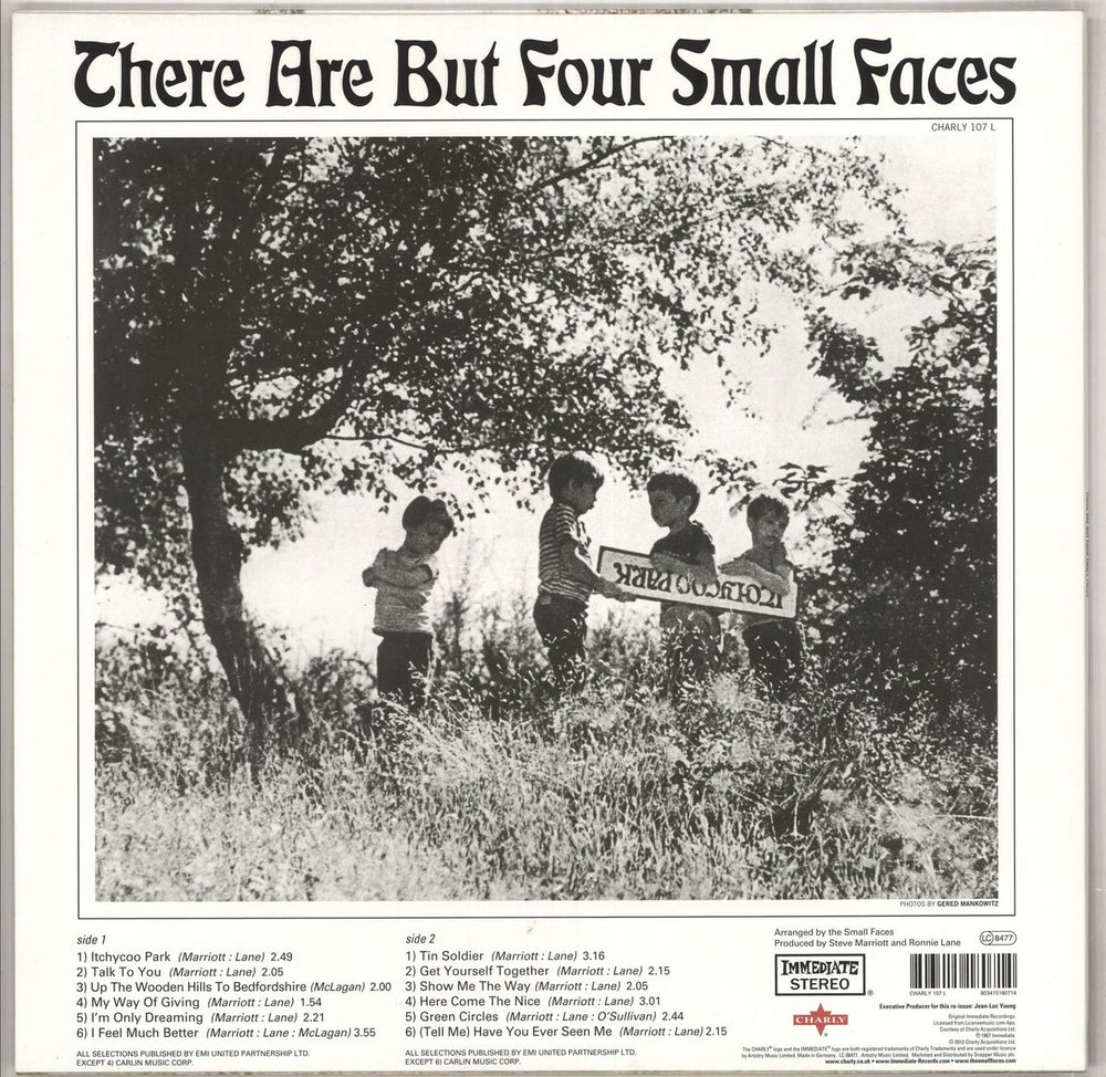 Small Faces There Are But Four Small Faces - RSD13 - 180gm UK vinyl LP album (LP record) 803415180714