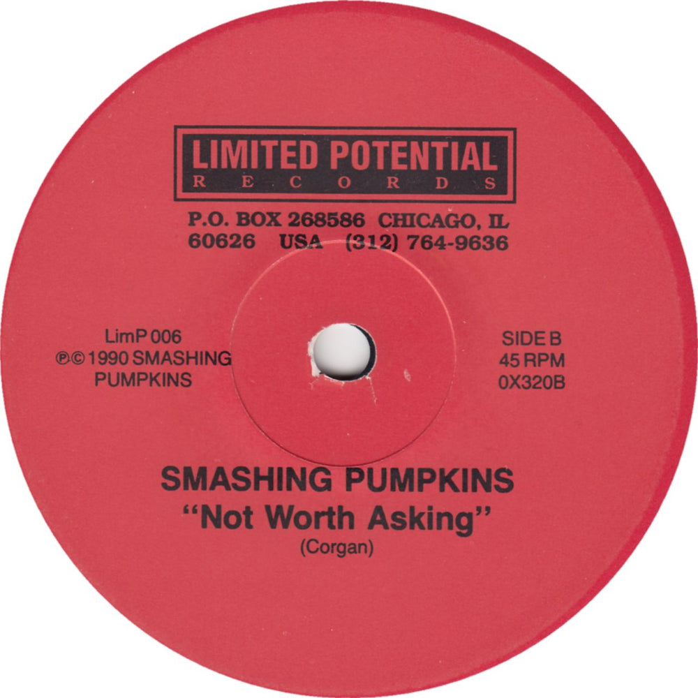 Smashing Pumpkins I Am One US 7" vinyl single (7 inch record / 45)