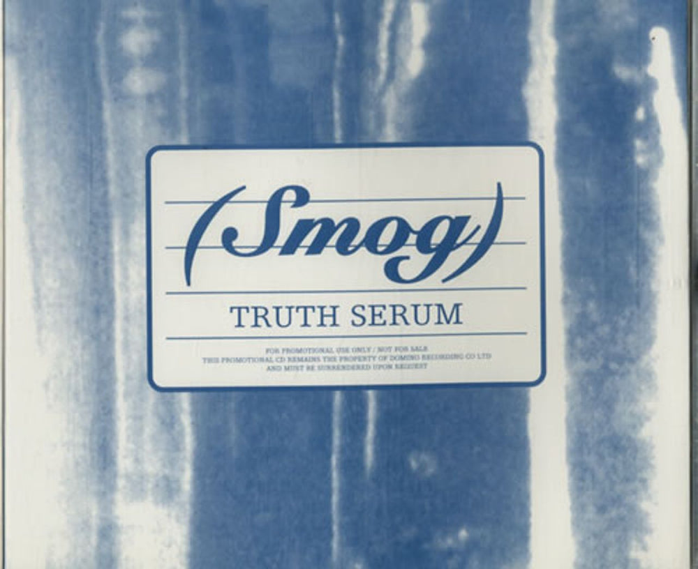 Smog Truth Serum UK Promo CD single (CD5 / 5") RUG159CDP