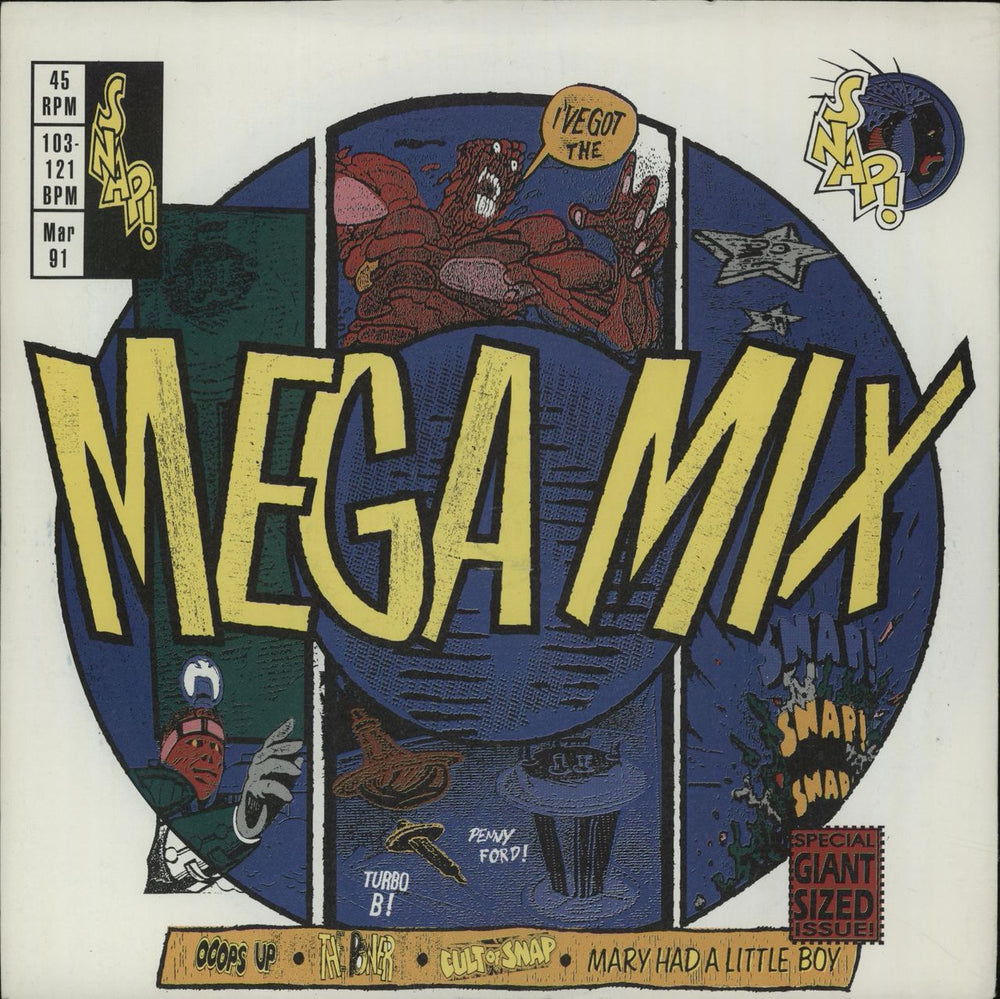 Snap! Mega Mix UK 7" vinyl single (7 inch record / 45) 114169