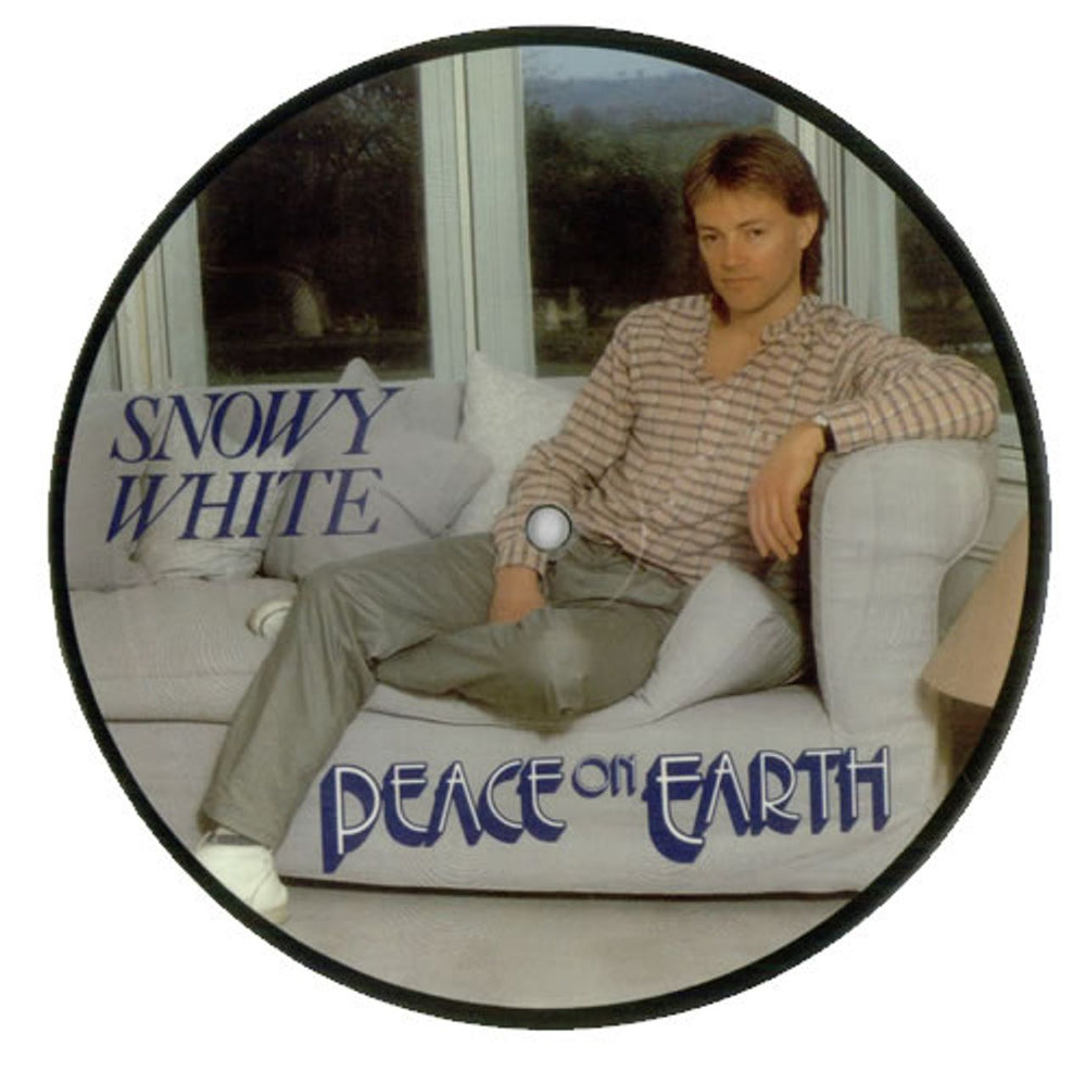 Snowy White Peace On Earth UK 7" vinyl picture disc (7 inch picture disc single) TOWX52