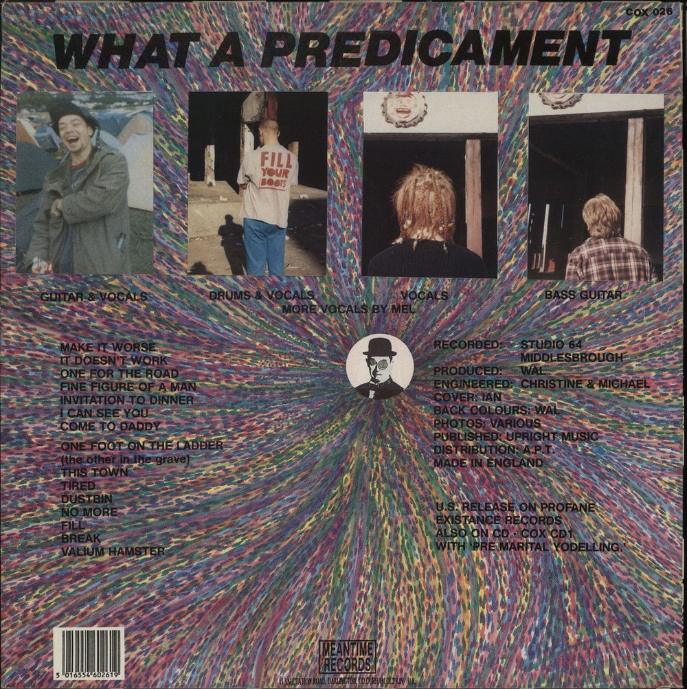 Sofa Head What A Predicament UK vinyl LP album (LP record)