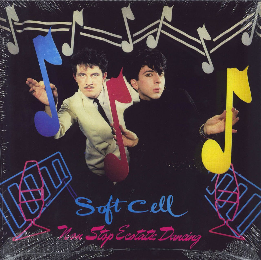 Soft Cell Non-Stop Erotic Cabaret - Blue Vinyl UK vinyl LP album (LP record) 602448419644