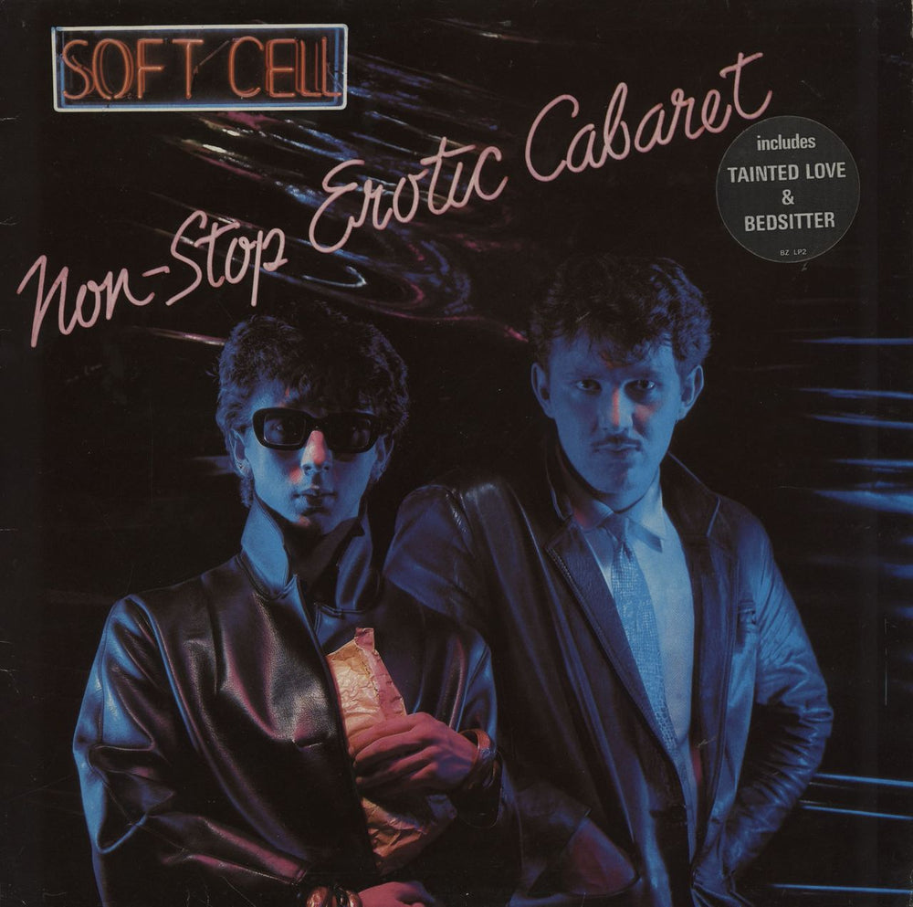 Soft Cell Non-Stop Erotic Cabaret + Inner - Hype Stickered UK vinyl LP album (LP record) BZLP2