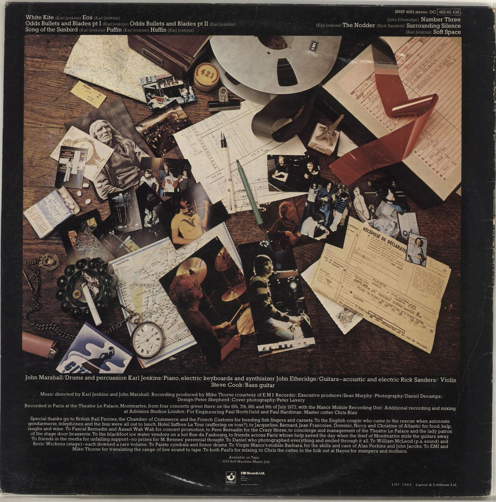 Soft Machine Alive And Well - Recorded In Paris - Ex UK vinyl LP album (LP record)