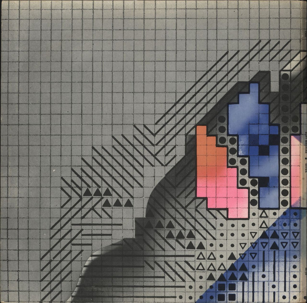 Soft Machine Seven - Graduated Orange UK vinyl LP album (LP record)