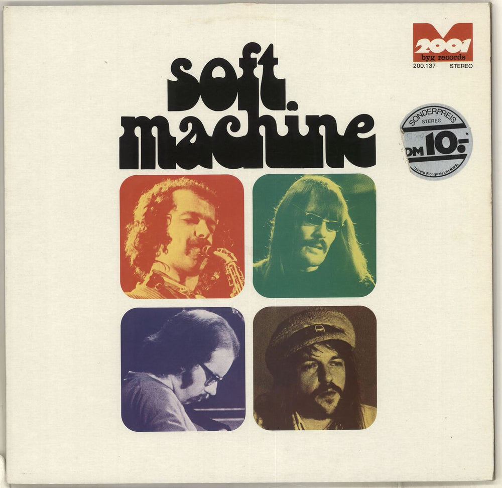 Soft Machine Soft Machine German vinyl LP album (LP record) 200.137