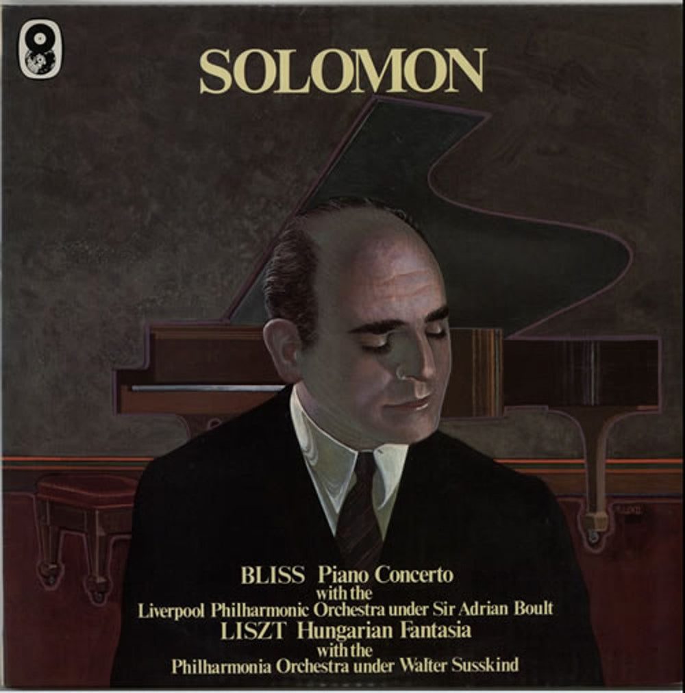 Solomon Bliss: Piano Concerto / Liszt: Hungarian Fantasia UK vinyl LP album (LP record) SH125