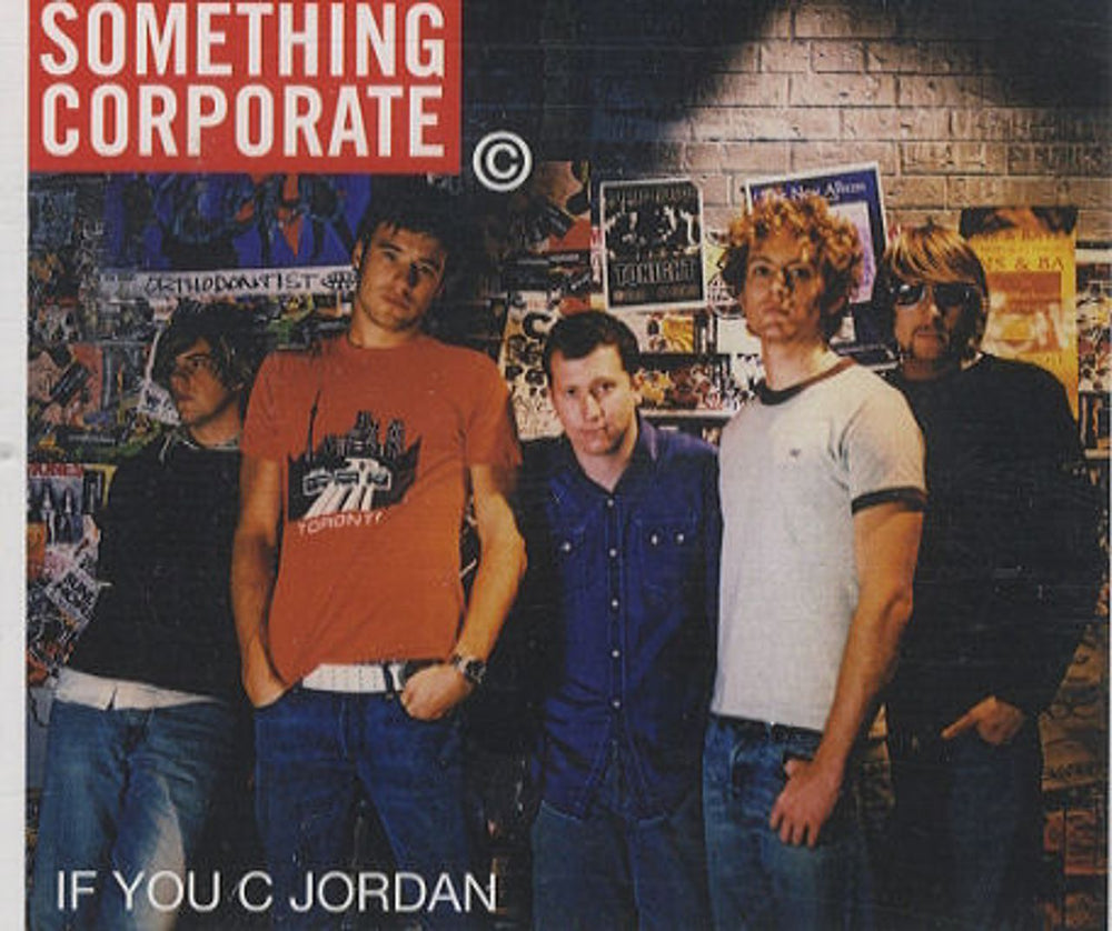 Something Corporate If You C Jordan European Promo CD single (CD5 / 5") MCSTDJ40324