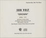 Son Volt Drown US Promo CD single (CD5 / 5") PRO-CD-8154-R