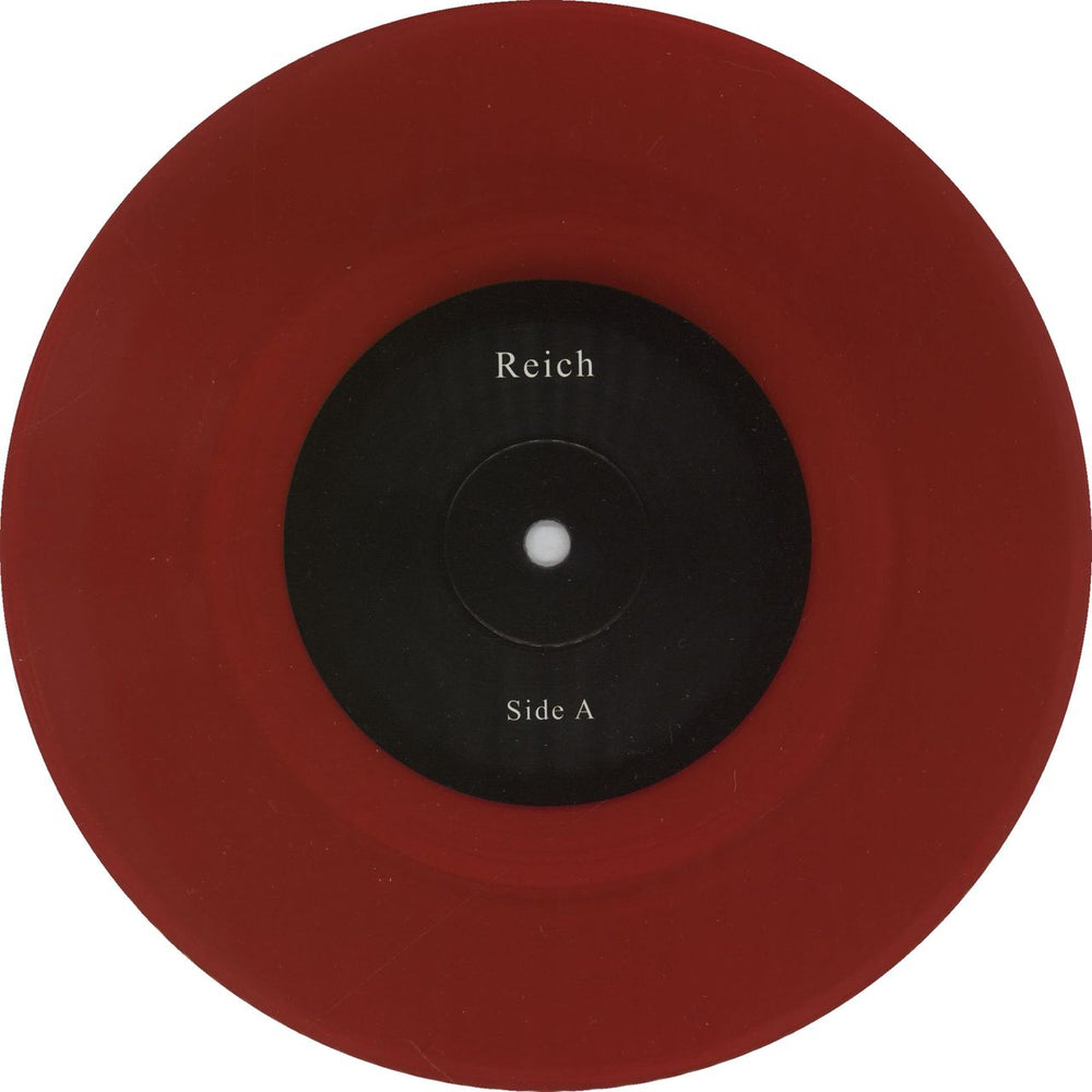 Sonic Jesus Reich - Red Vinyl UK 7" vinyl single (7 inch record / 45) 3PY07RE764643