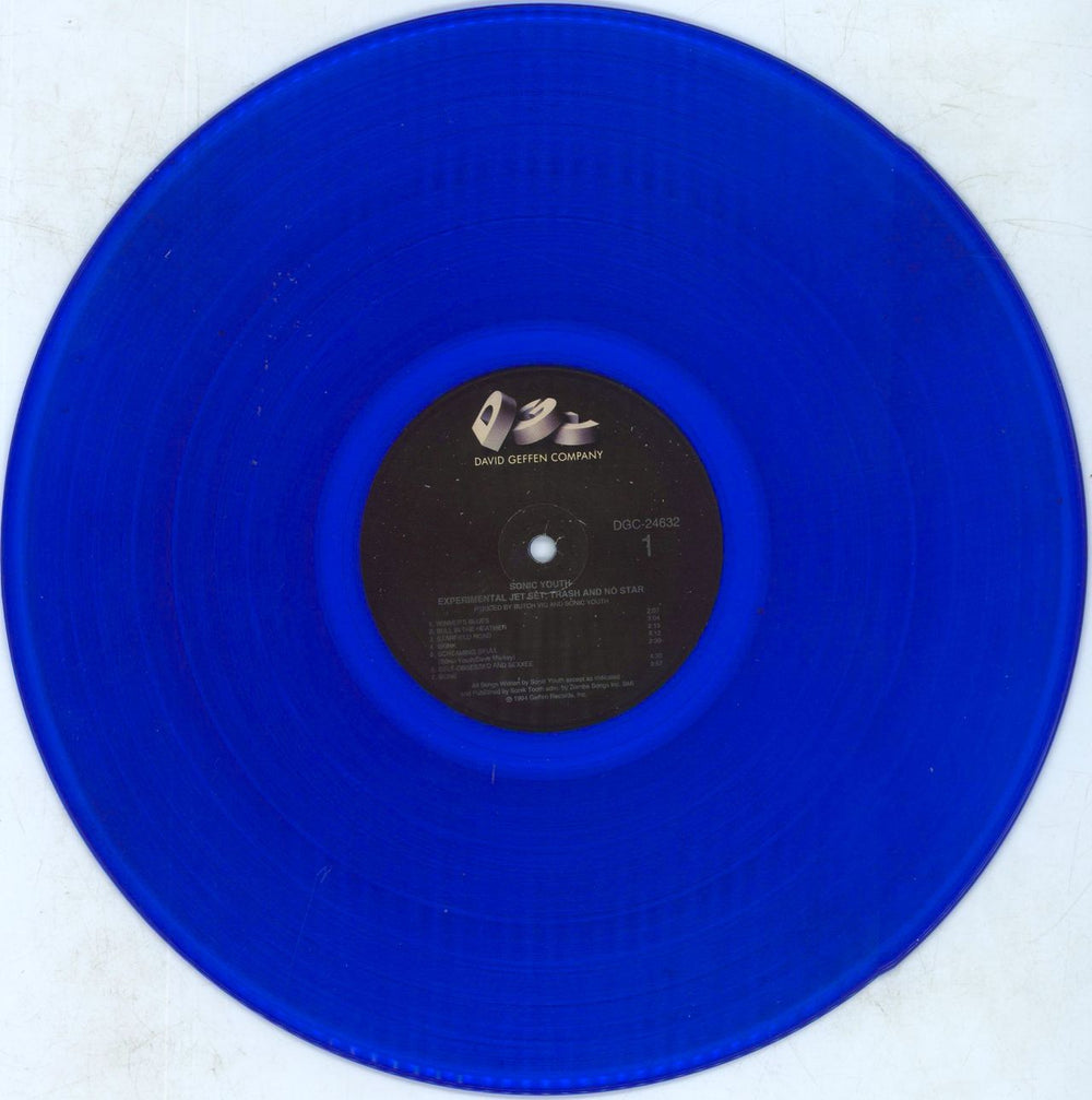 Sonic Youth Experimental Jet Set, Trash And No Star - Blue Vinyl - EX US vinyl LP album (LP record) S-YLPEX806765