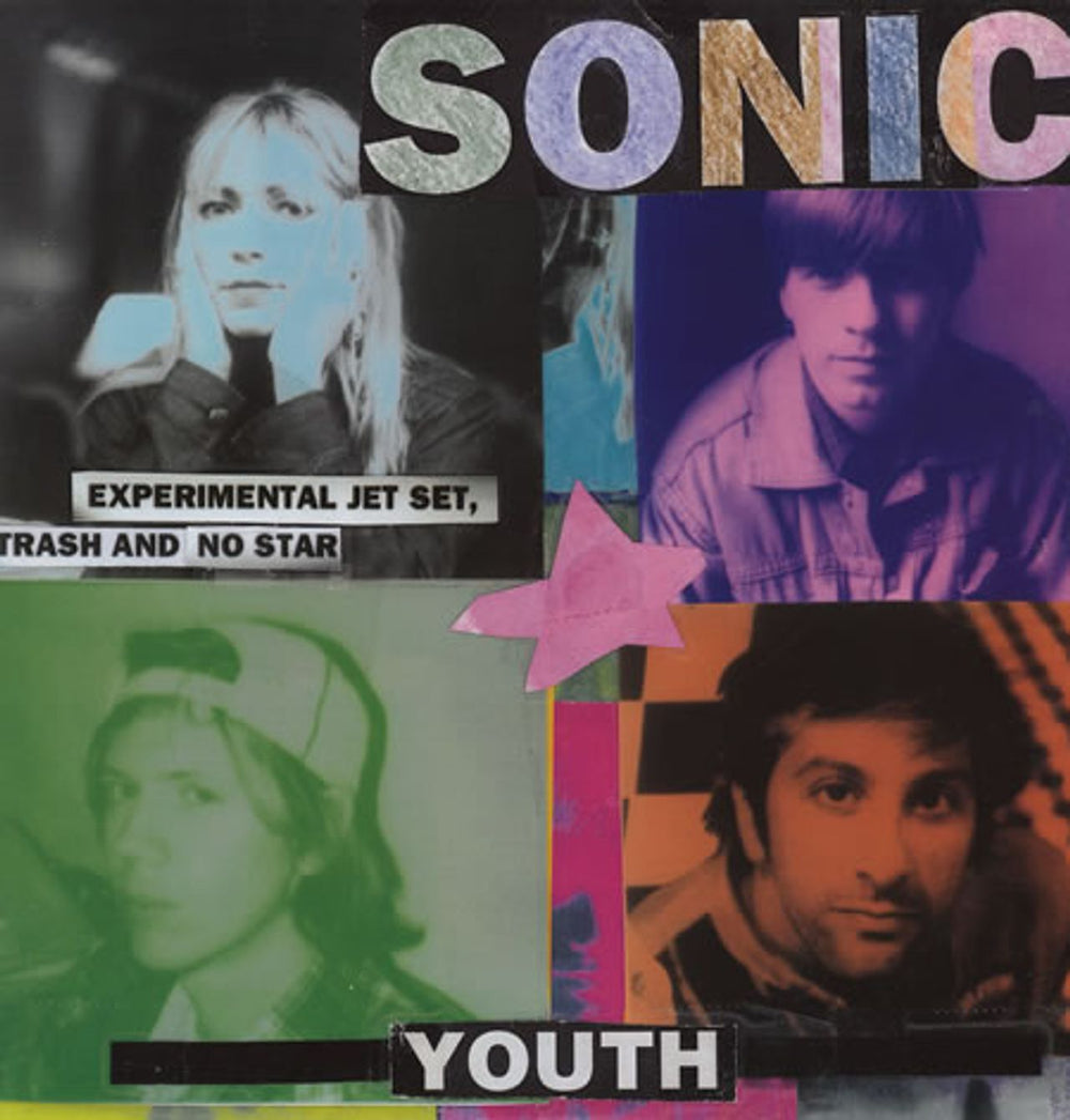 Sonic Youth Experimental Jet Set, Trash And No Star - Blue Vinyl US vinyl LP album (LP record) DGC-24632