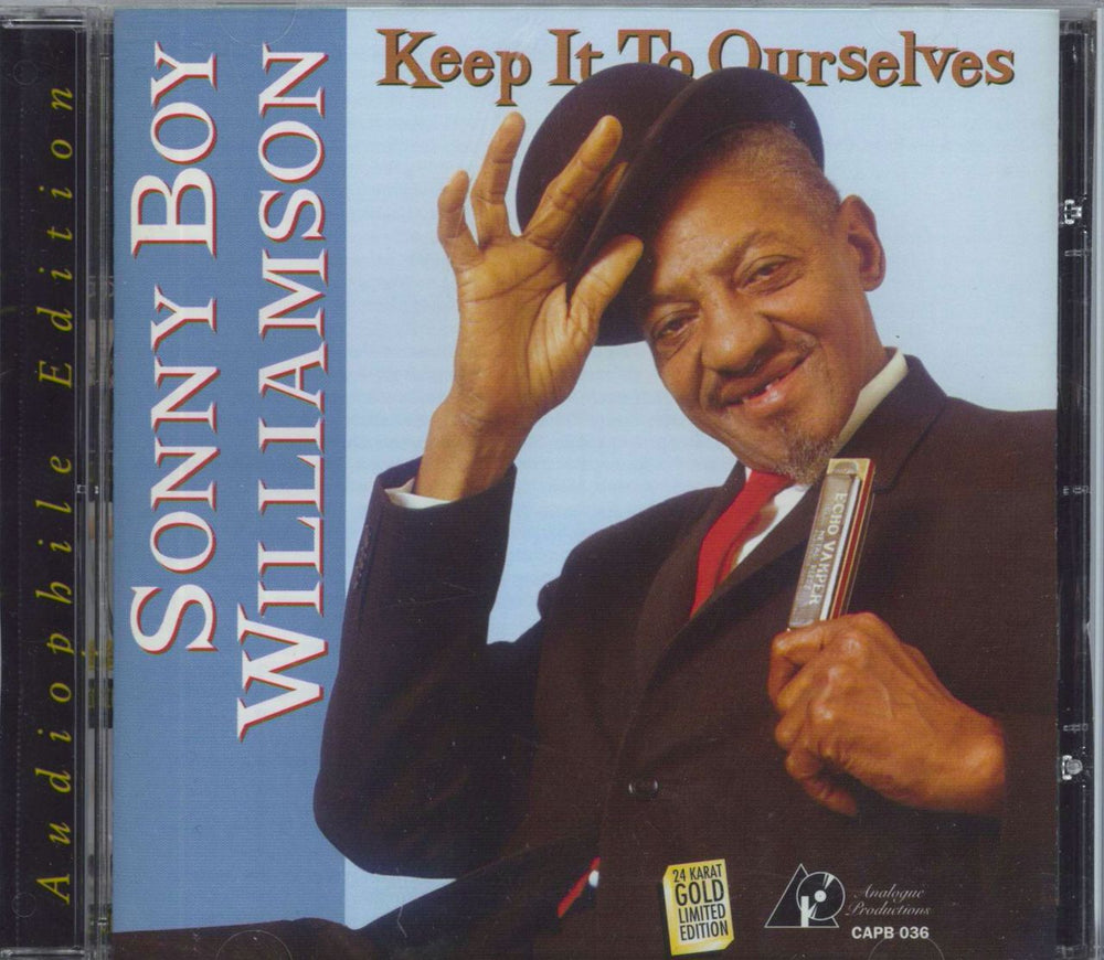 Sonny Boy Williamson Keep It To Ourselves US CD album (CDLP) CAPB036