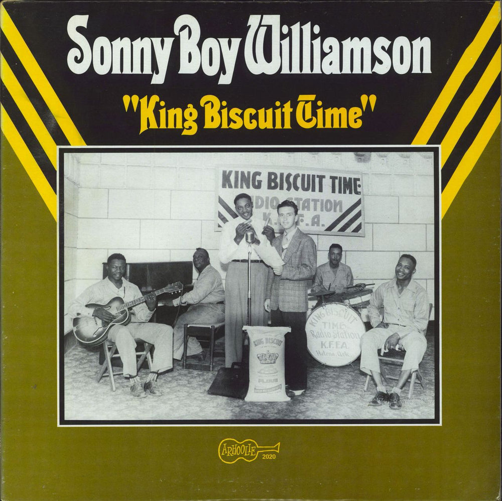 Sonny Boy Williamson King Biscuit Time US vinyl LP album (LP record) A-2020