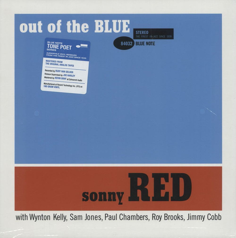 Sonny Red Out Of The Blue - 180gram Vinyl - Sealed US vinyl LP album (LP record) B0033154-01